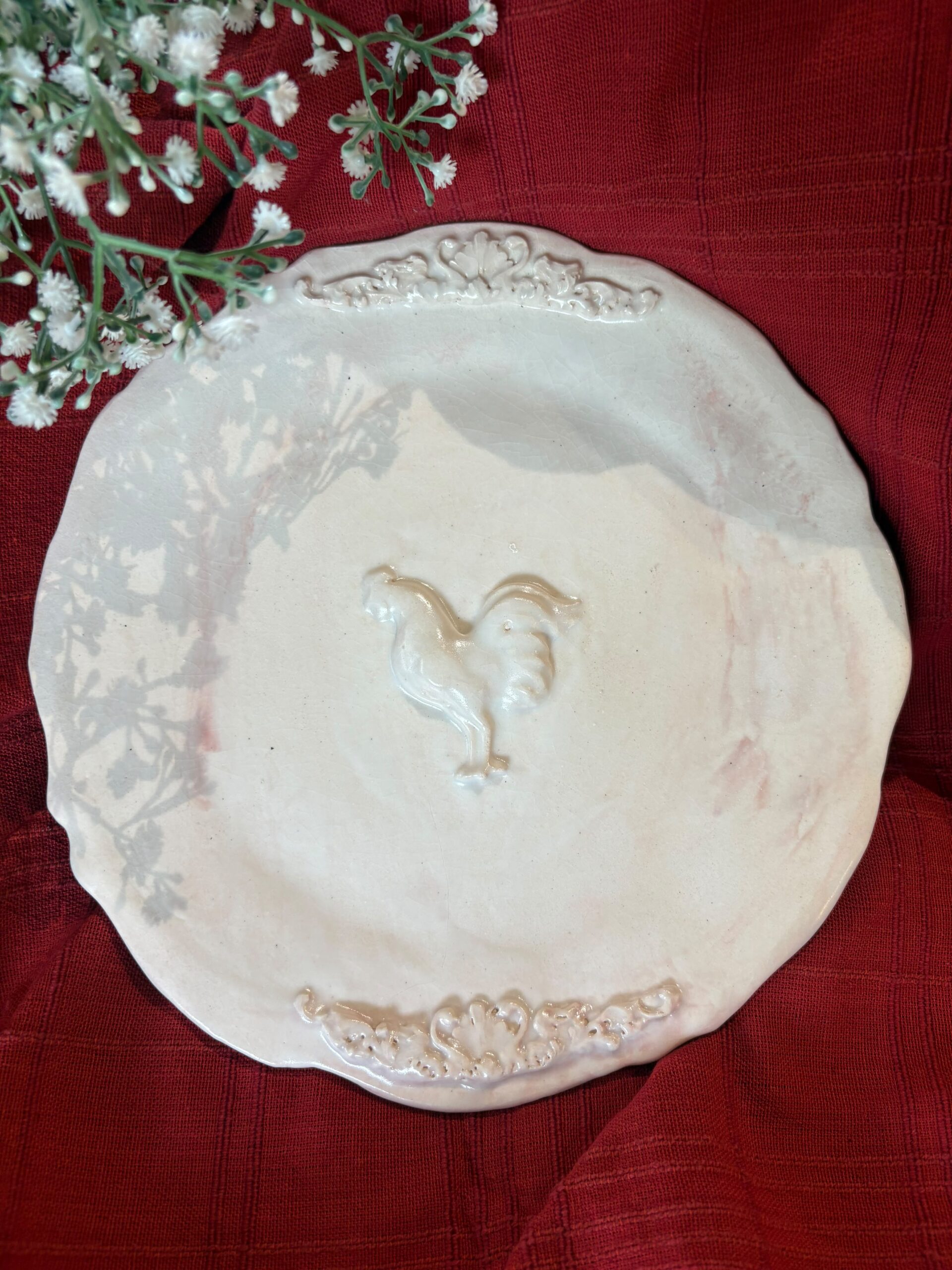 Snow Hen Plate