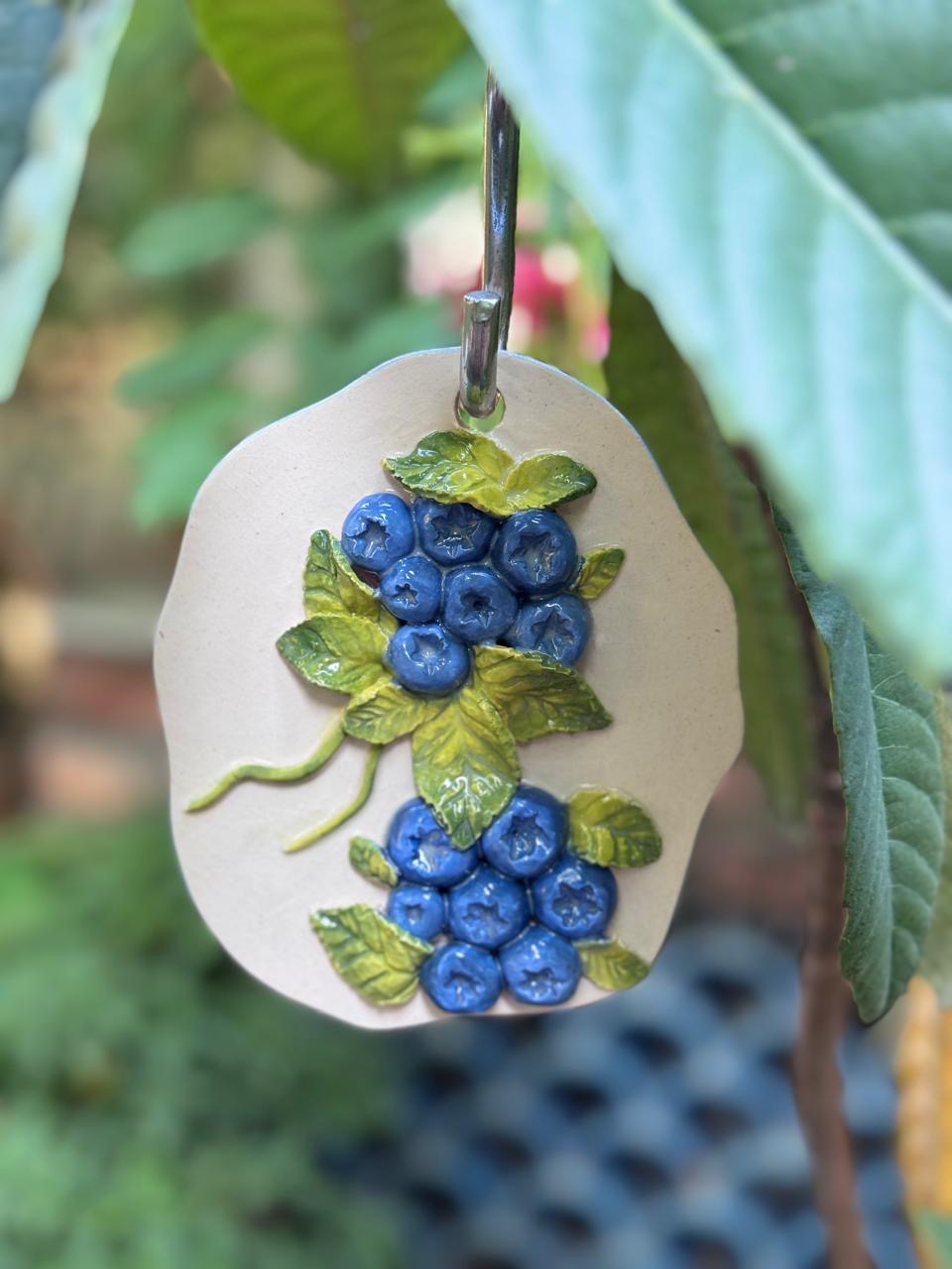 Blueberry & Leaf hanging
