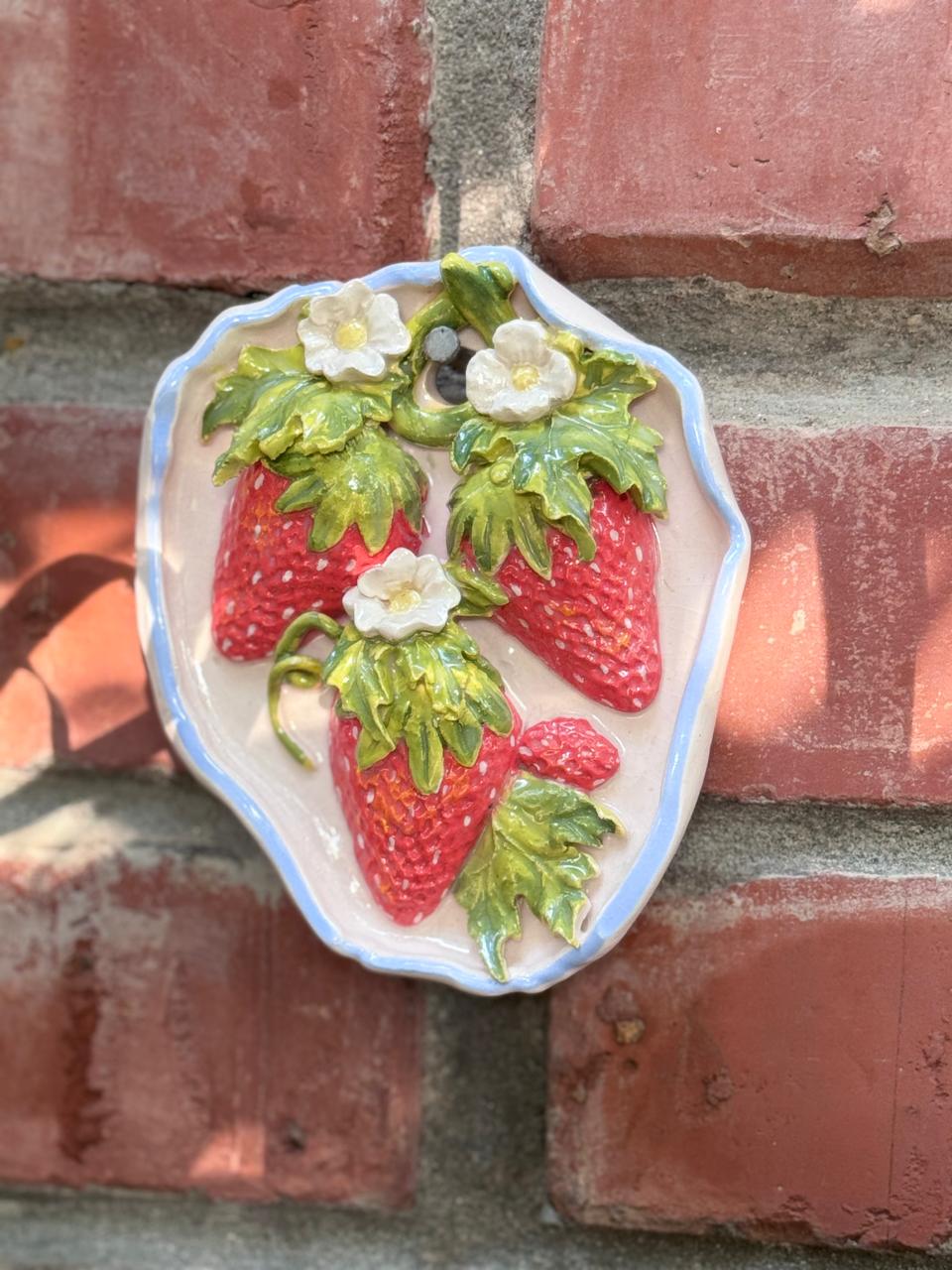Strawberry wall hanging